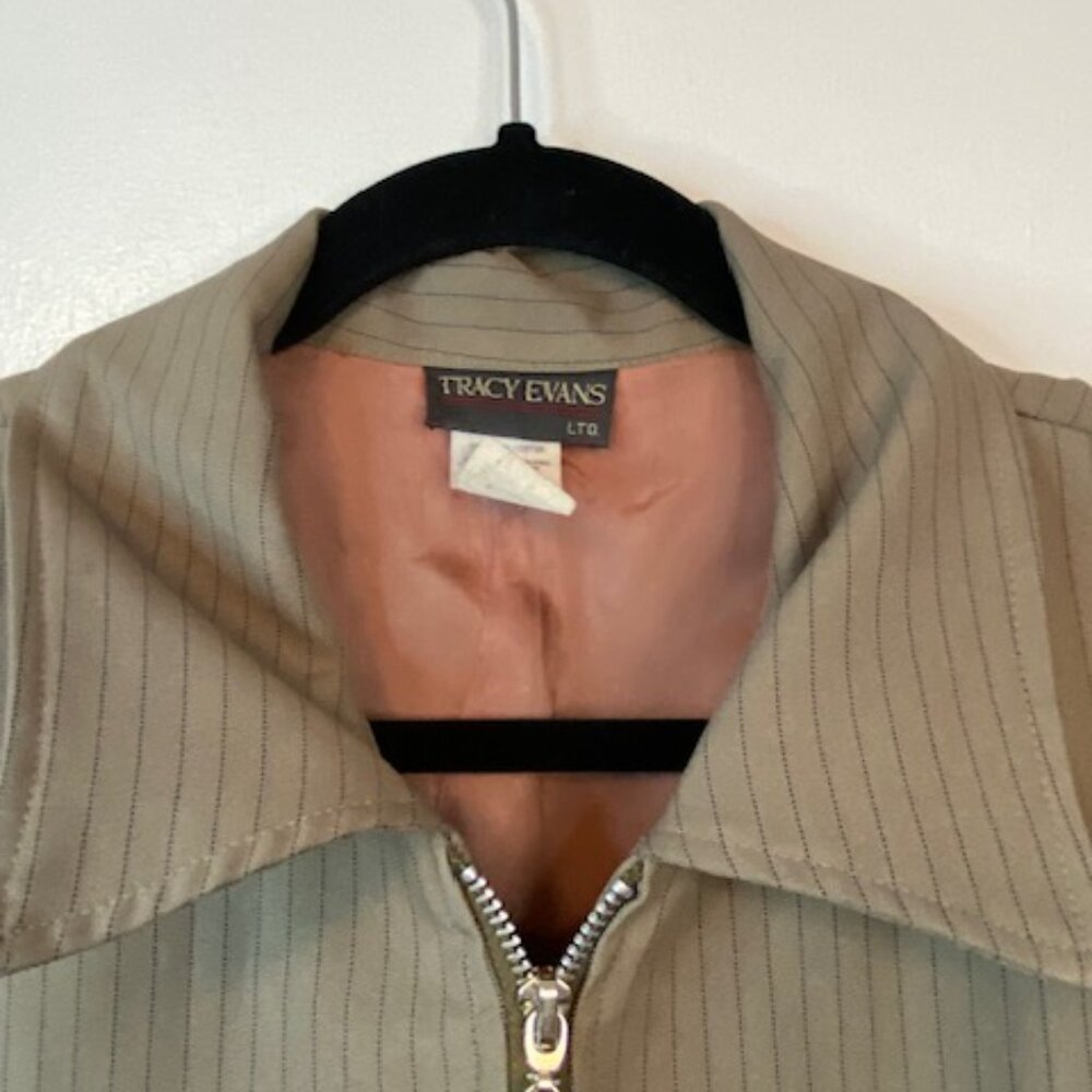 Tracy Evans tan with brown stripe lines - Picture 3 of 7